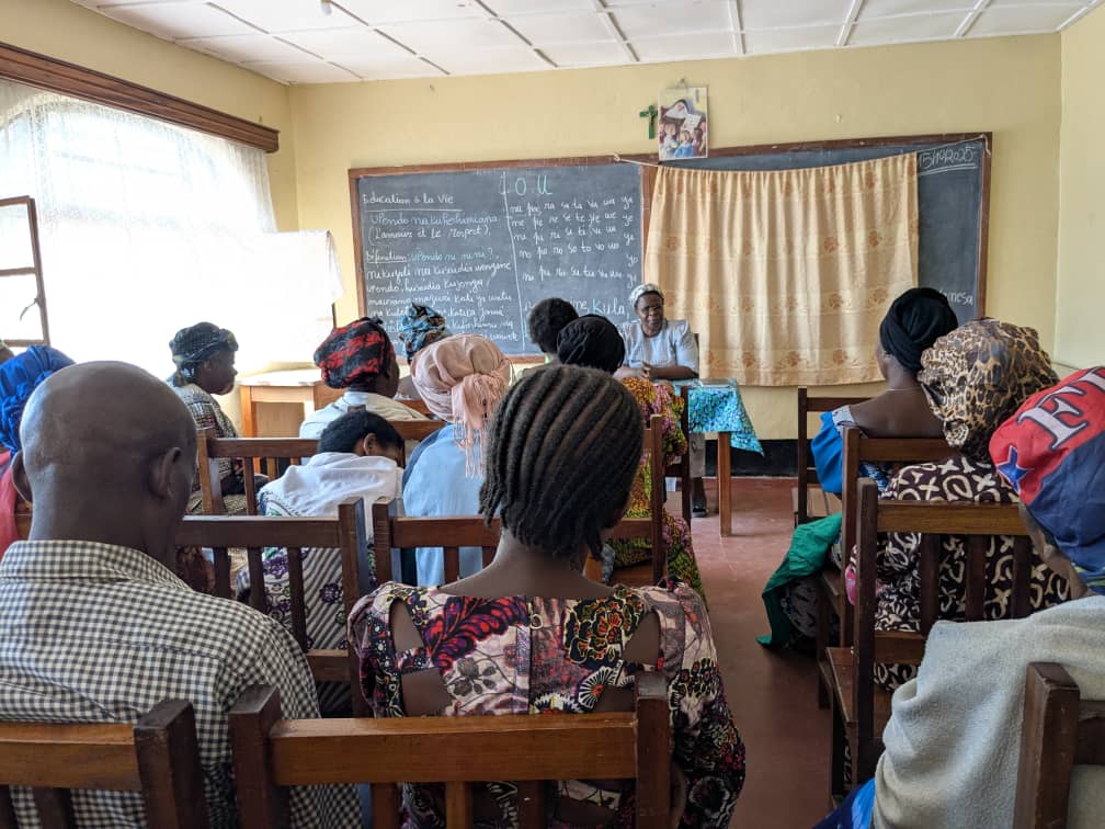 Séance d'éducation à la vie